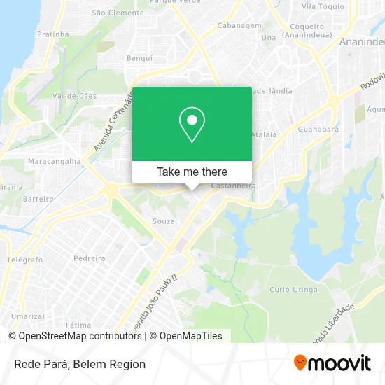 Rede Pará map