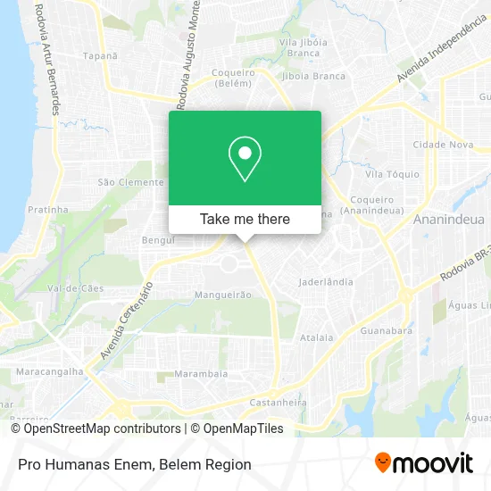 Pro Humanas Enem map