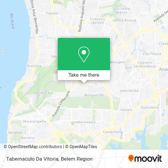 Tabernaculo Da Vitoria map