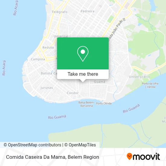 Comida Caseira Da Mama map