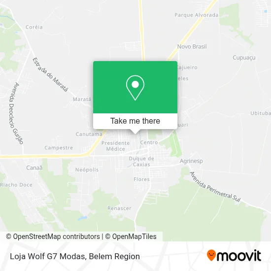 Loja Wolf G7 Modas map