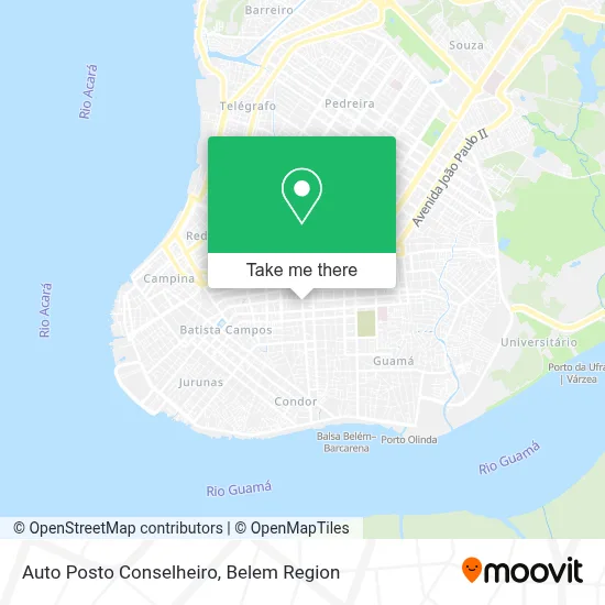 Auto Posto Conselheiro map
