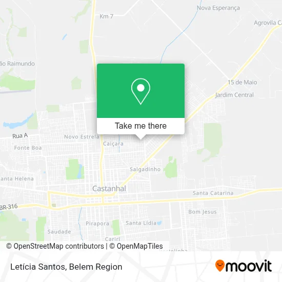 Letícia Santos map