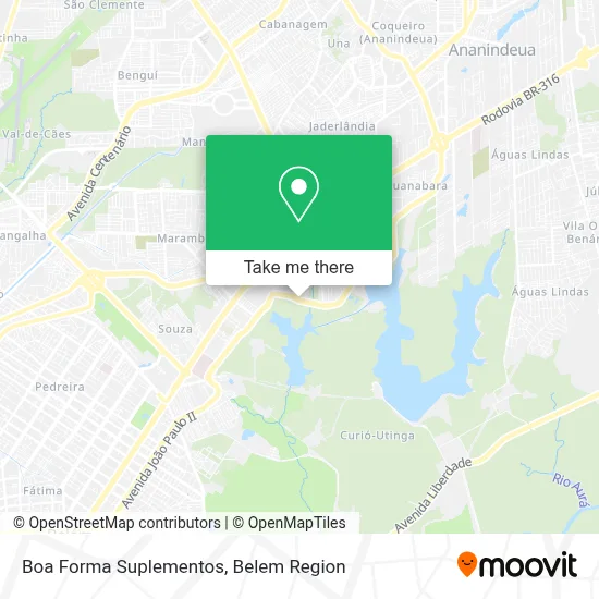Boa Forma Suplementos map