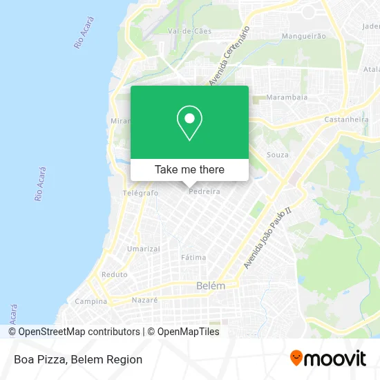 Boa Pizza map