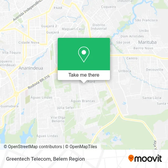 Greentech Telecom map