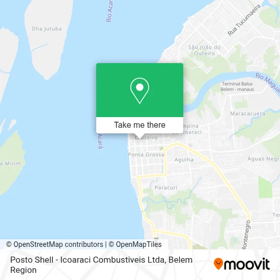 Posto Shell - Icoaraci Combustiveis Ltda map