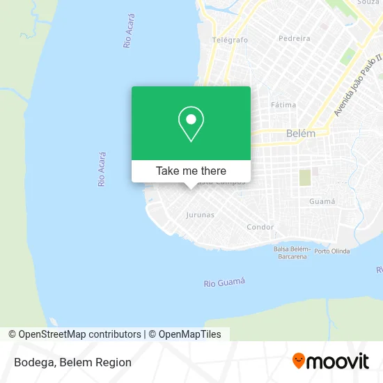 Bodega map