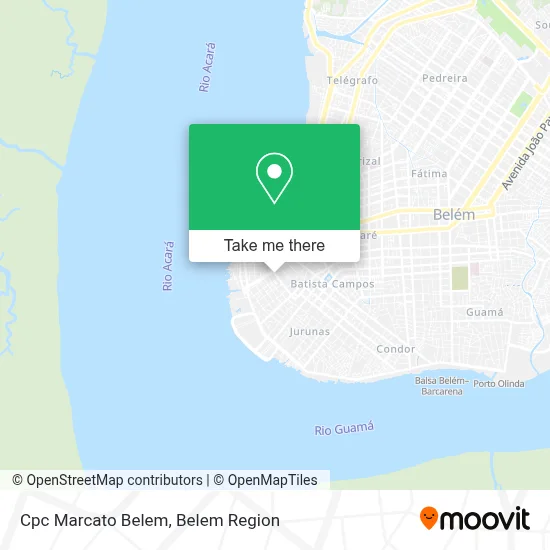 Cpc Marcato Belem map