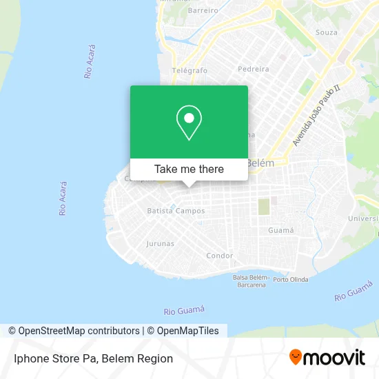 Iphone Store Pa map