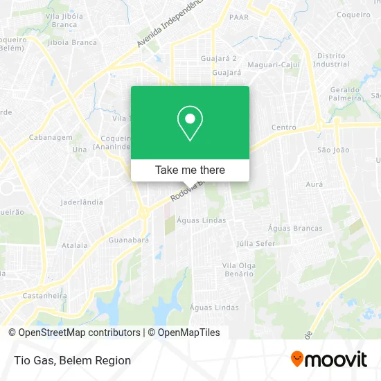 Tio Gas map