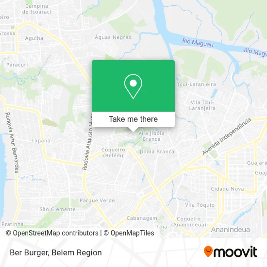 Ber Burger map
