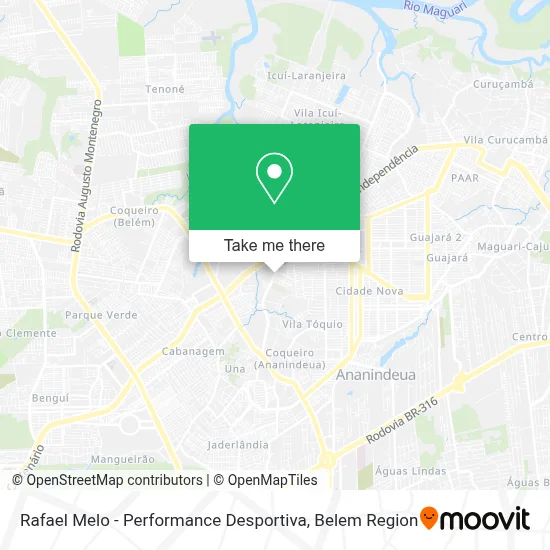 Rafael Melo - Performance Desportiva map