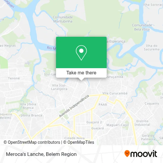 Meroca's Lanche map