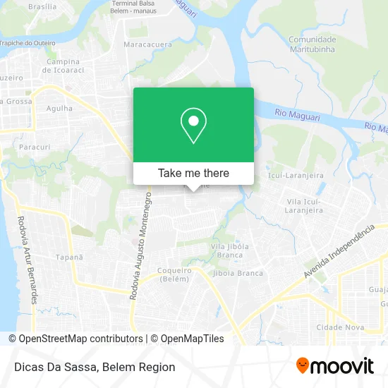 Dicas Da Sassa map