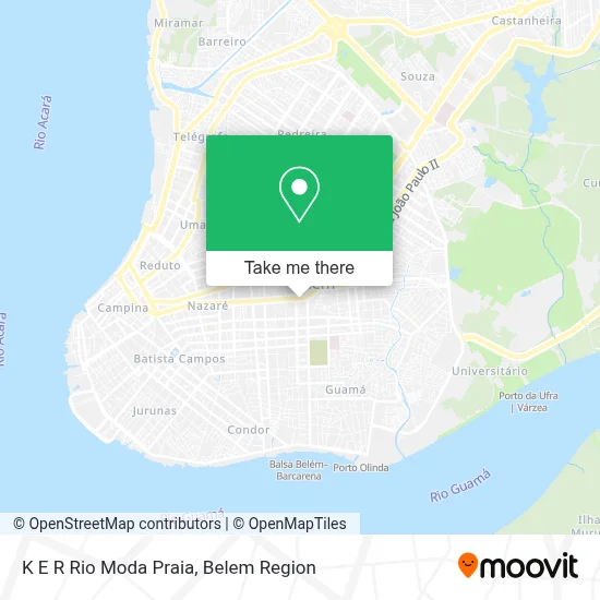 K E R Rio Moda Praia map