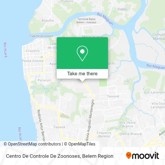 Centro De Controle De Zoonoses map