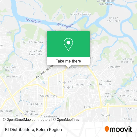 Bf Distribuidora map