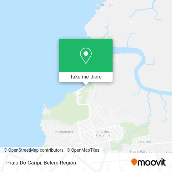 Praia Do Caripi map