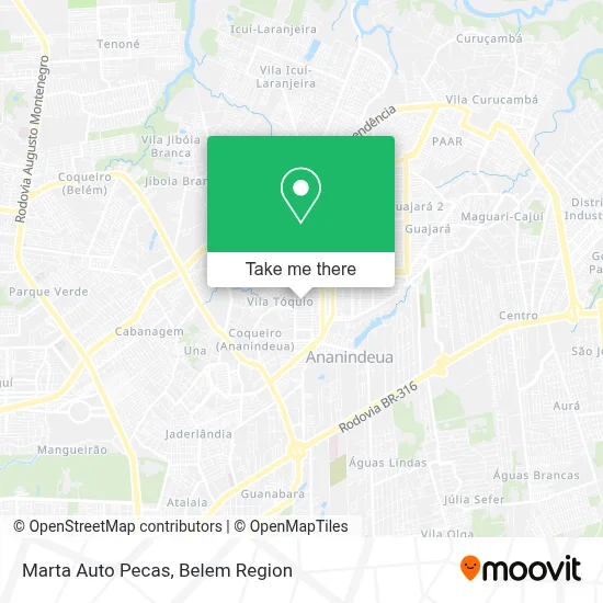 Marta Auto Pecas map