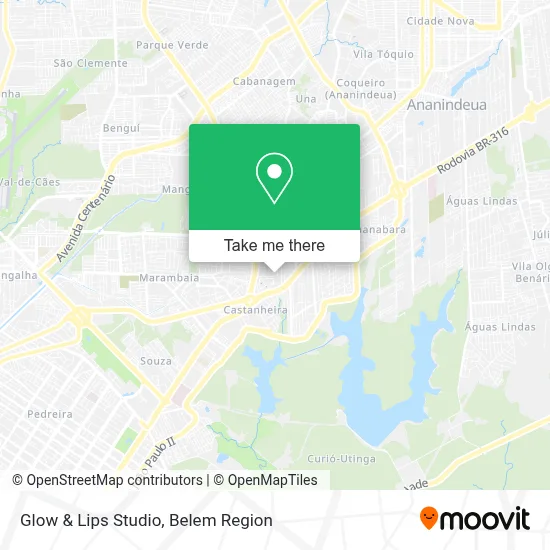 Glow & Lips Studio map