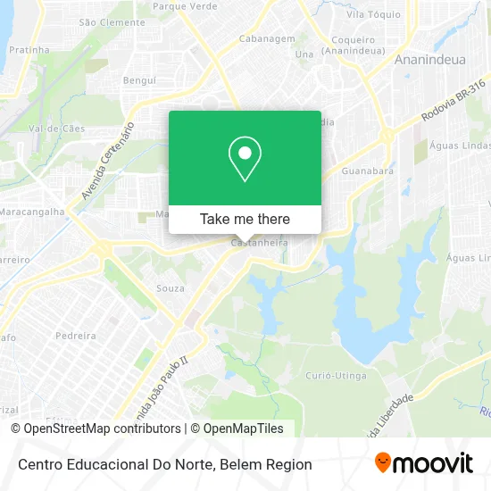 Centro Educacional Do Norte map
