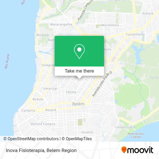 Inova Fisioterapia map