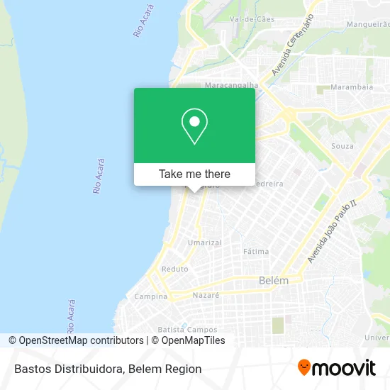 Bastos Distribuidora map