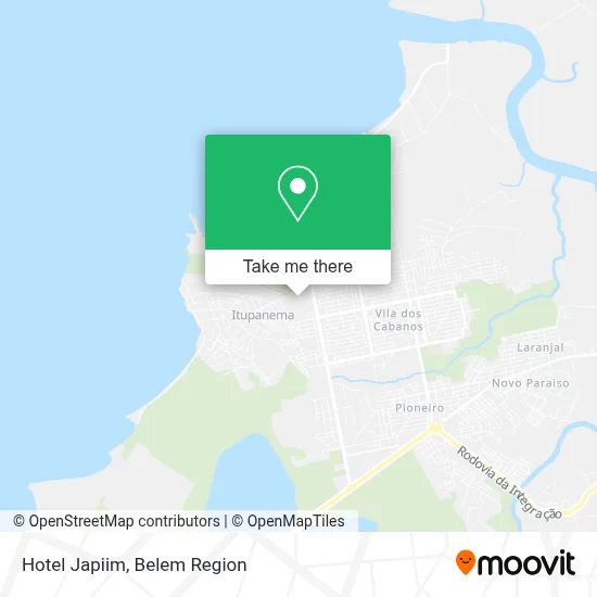 Hotel Japiim map