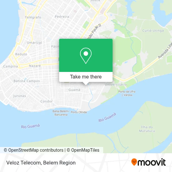 Veloz Telecom map