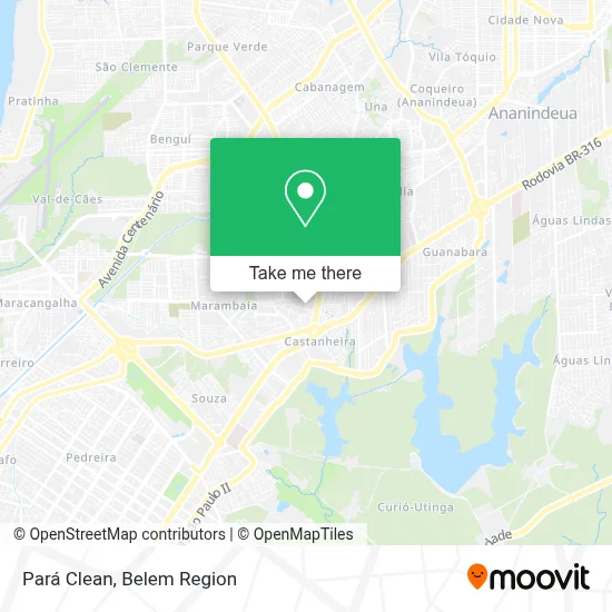 Pará Clean map