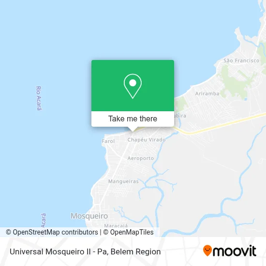 Universal Mosqueiro II - Pa map