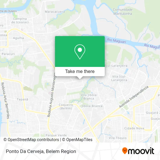 Ponto Da Cerveja map