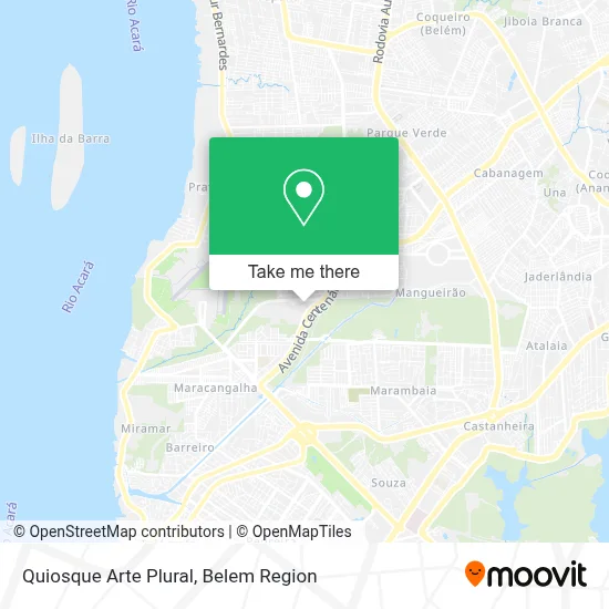 Quiosque Arte Plural map