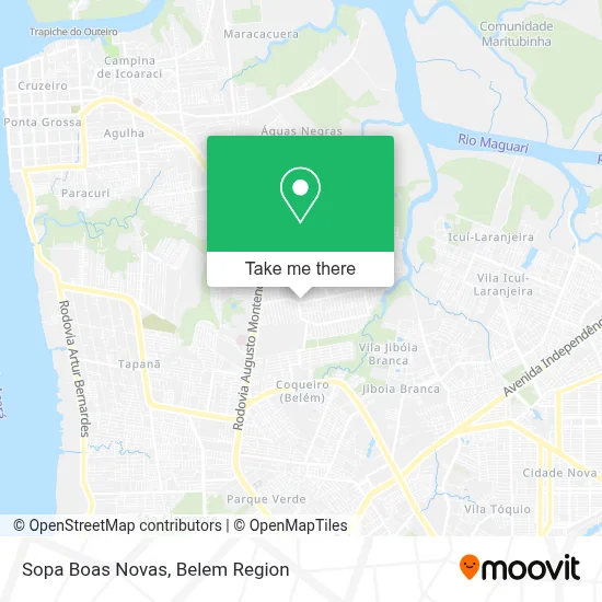 Sopa Boas Novas map