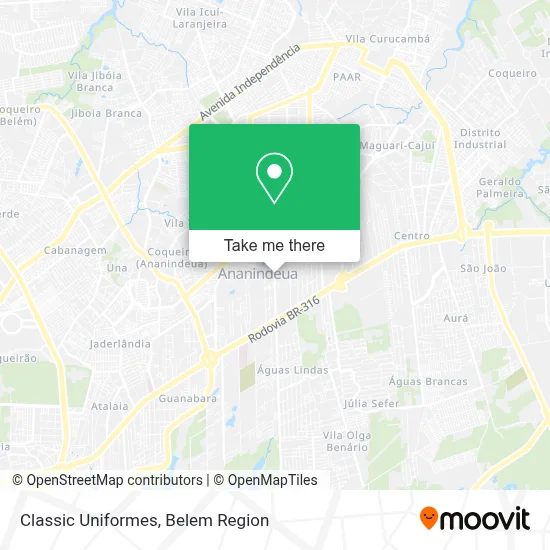 Classic Uniformes map