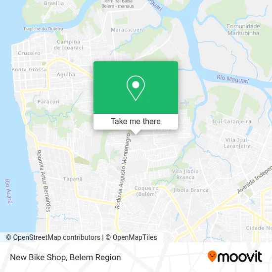 New Bike Shop map