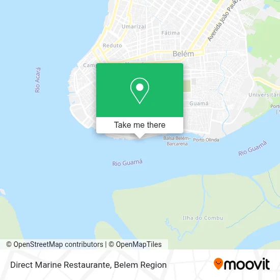 Direct Marine Restaurante map