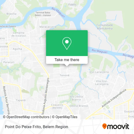 Point Do Peixe Frito map