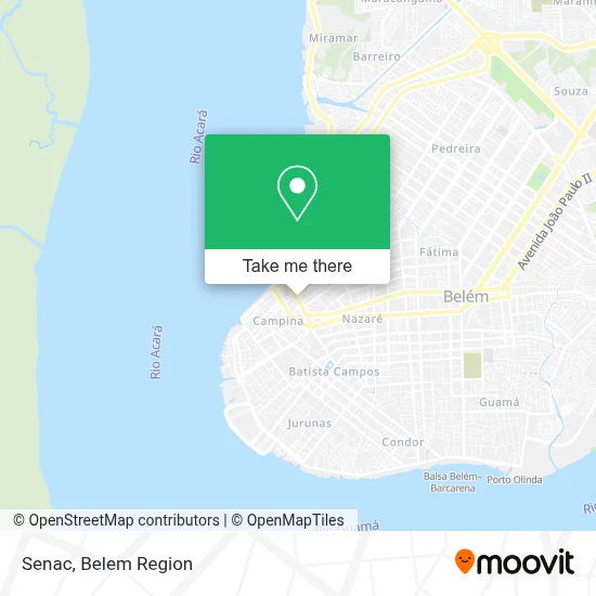 Senac map