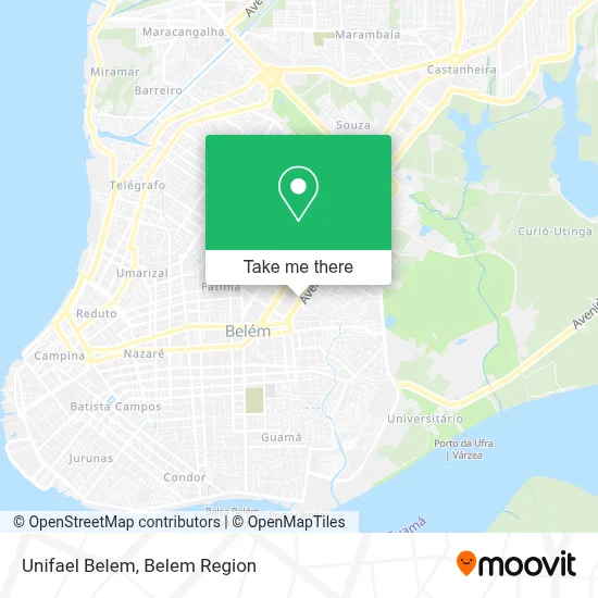 Unifael Belem map