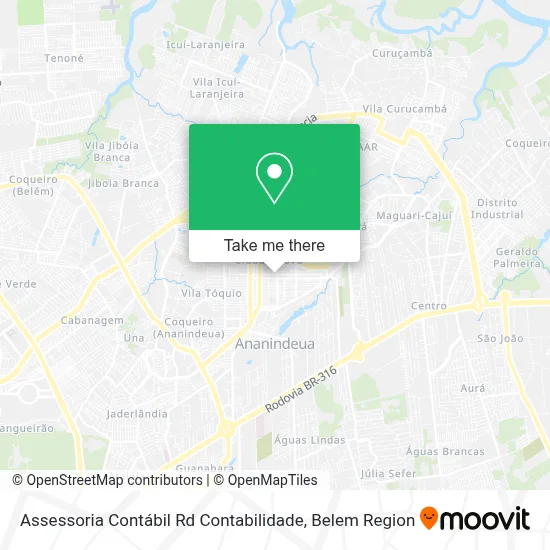 Assessoria Contábil Rd Contabilidade map