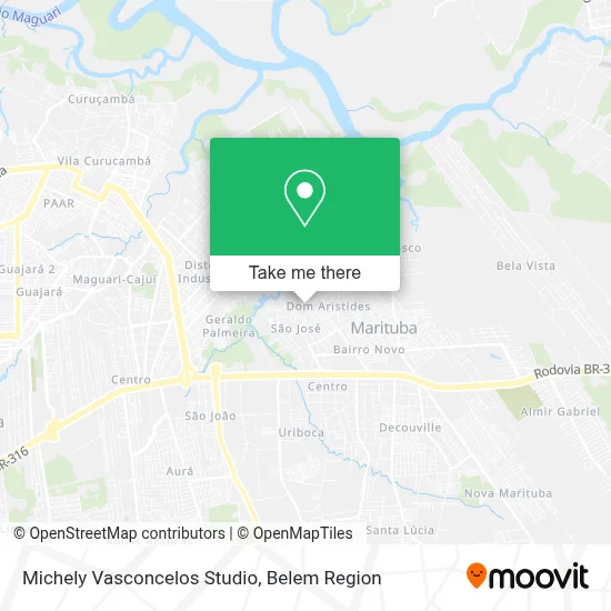 Michely Vasconcelos Studio map