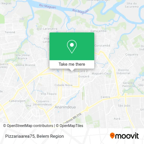 Pizzariaarea75 map