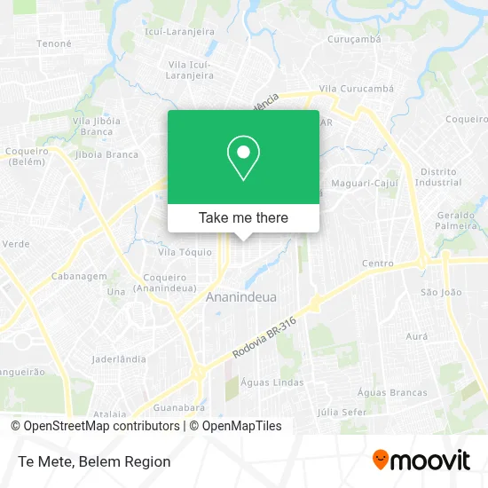 Te Mete map