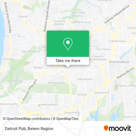 Detroit Pub map
