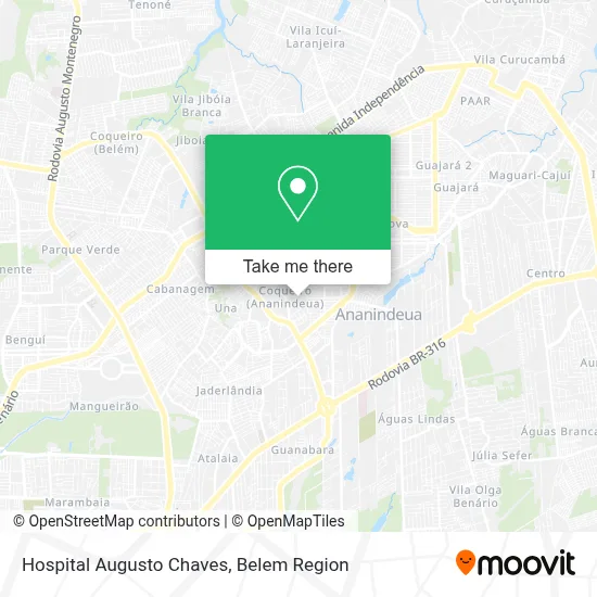Hospital Augusto Chaves map