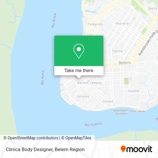 Clinica Body Designer map