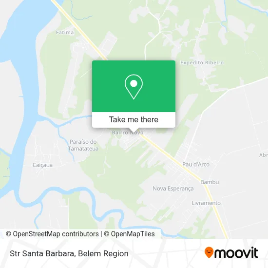 Str Santa Barbara map