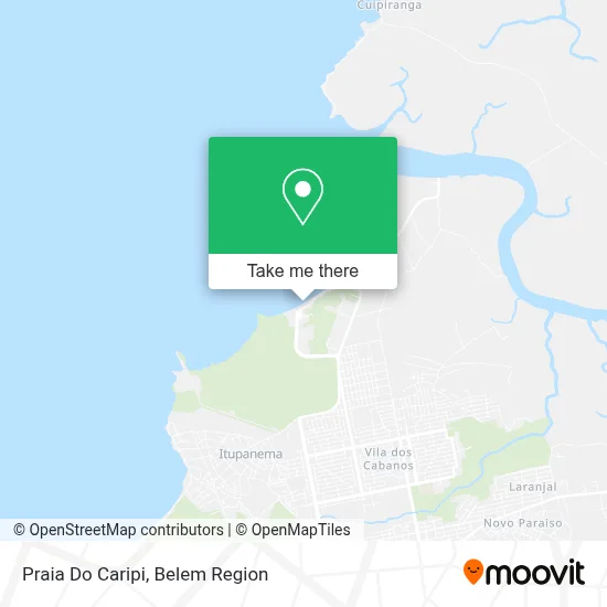 Praia Do Caripi map